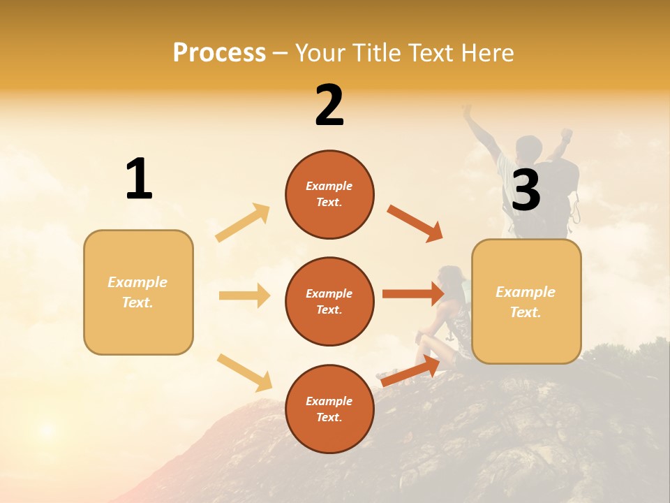 Sunset Peak Destination PowerPoint Template
