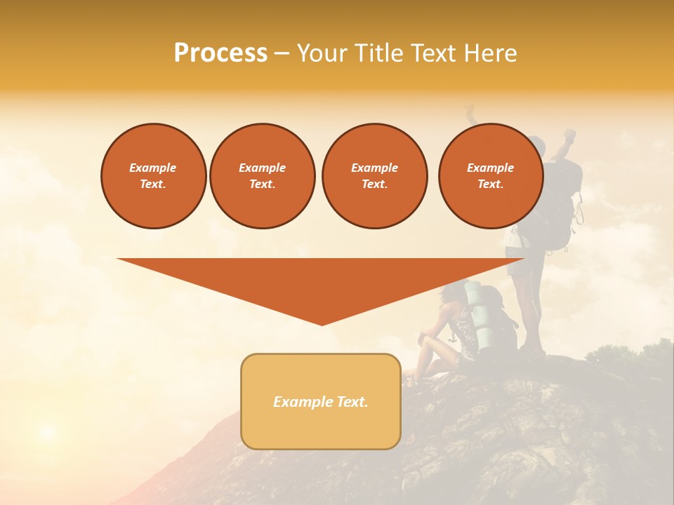 Sunset Peak Destination PowerPoint Template
