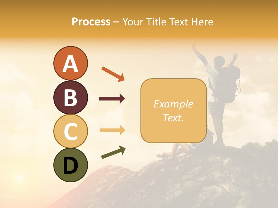 Sunset Peak Destination PowerPoint Template