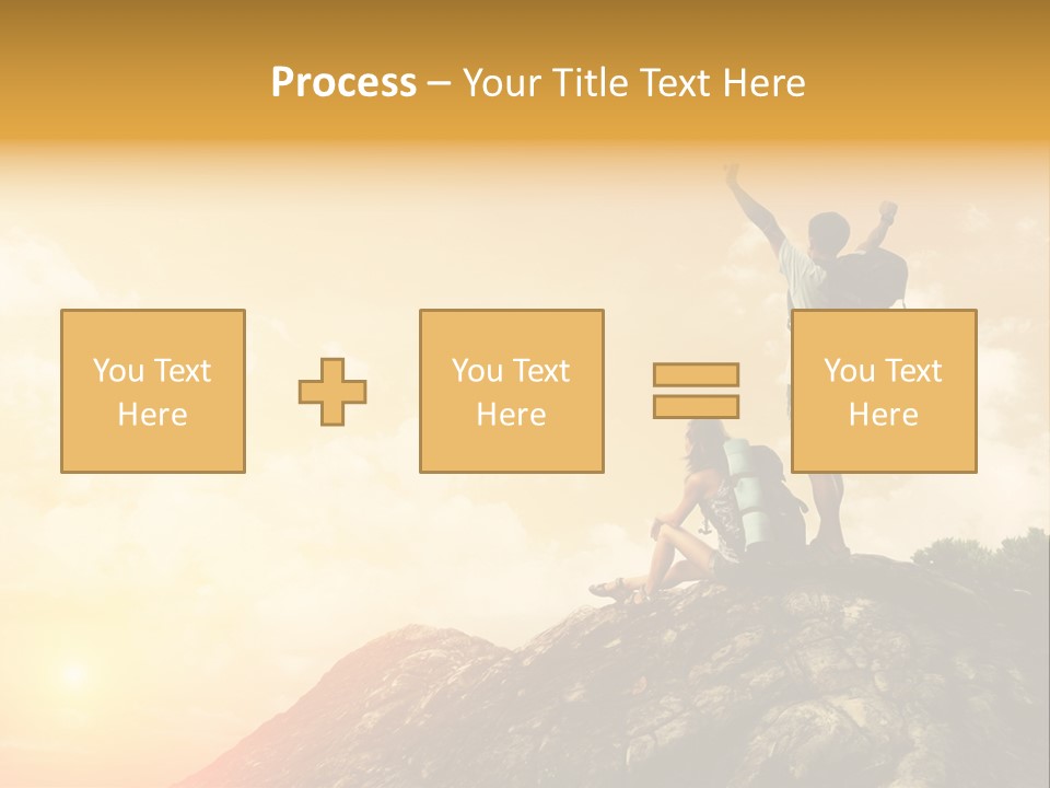 Sunset Peak Destination PowerPoint Template