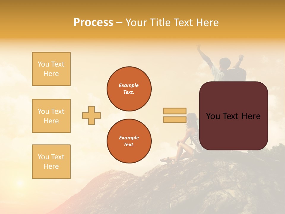 Sunset Peak Destination PowerPoint Template