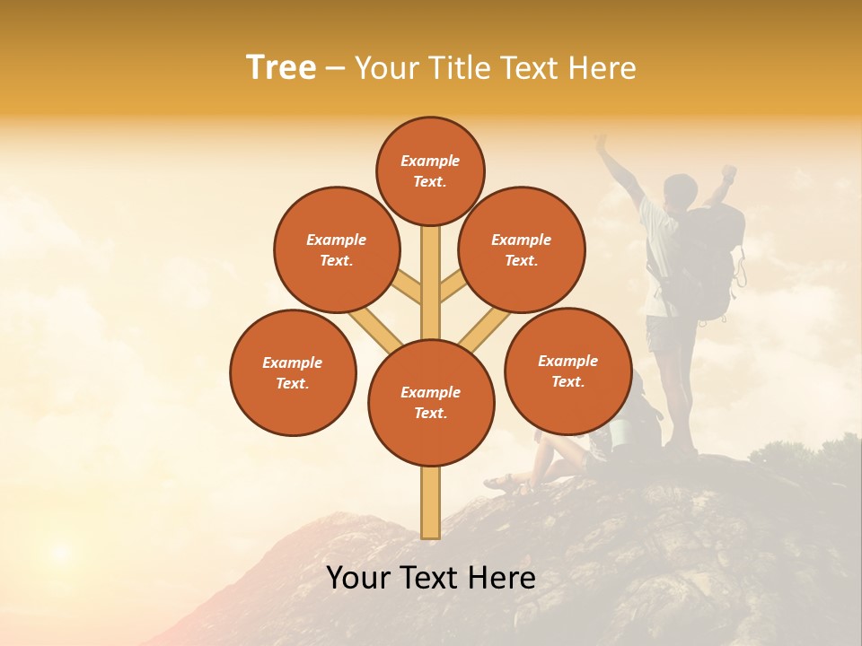 Sunset Peak Destination PowerPoint Template