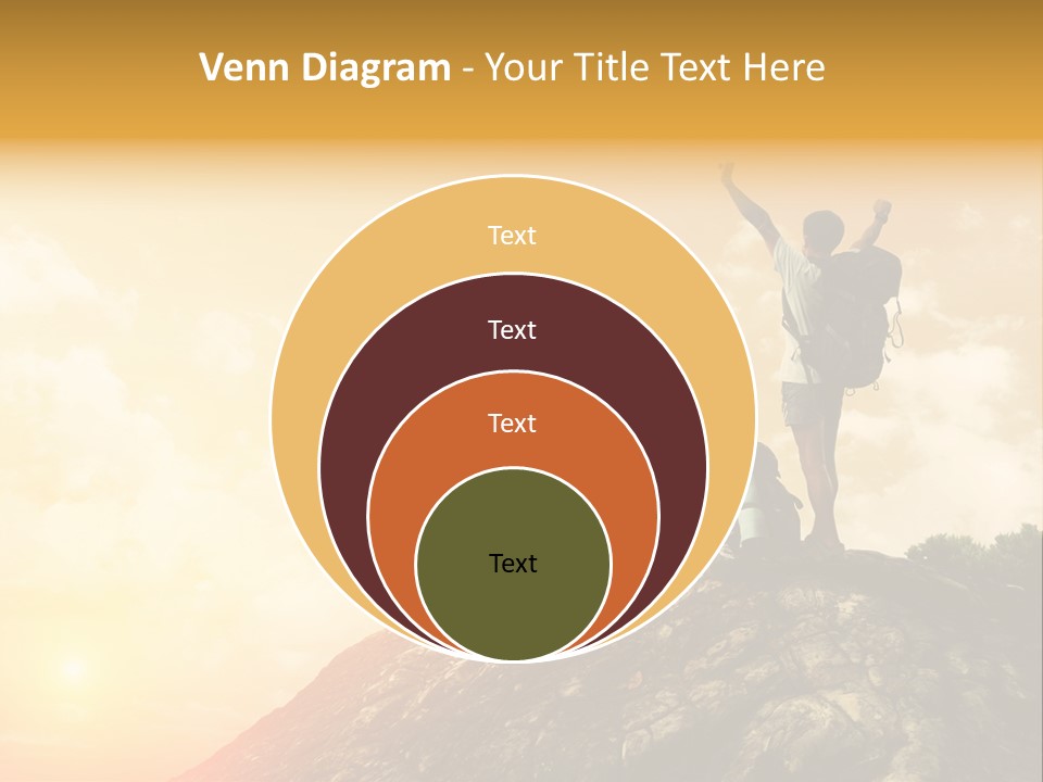 Sunset Peak Destination PowerPoint Template
