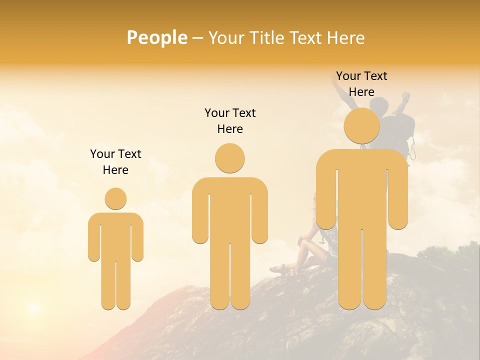 Sunset Peak Destination PowerPoint Template