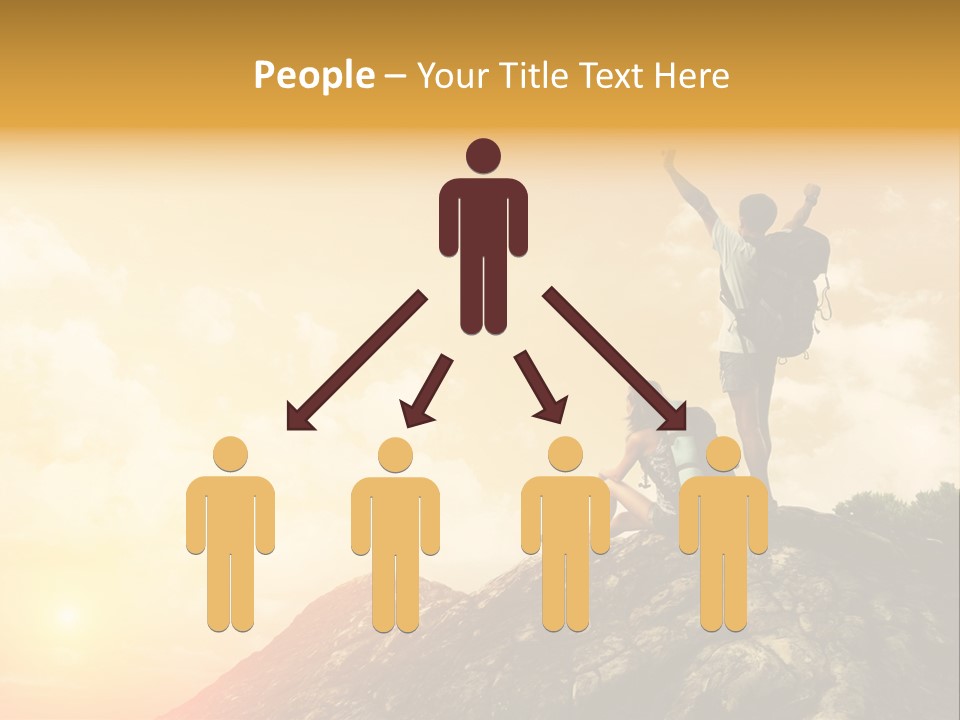 Sunset Peak Destination PowerPoint Template