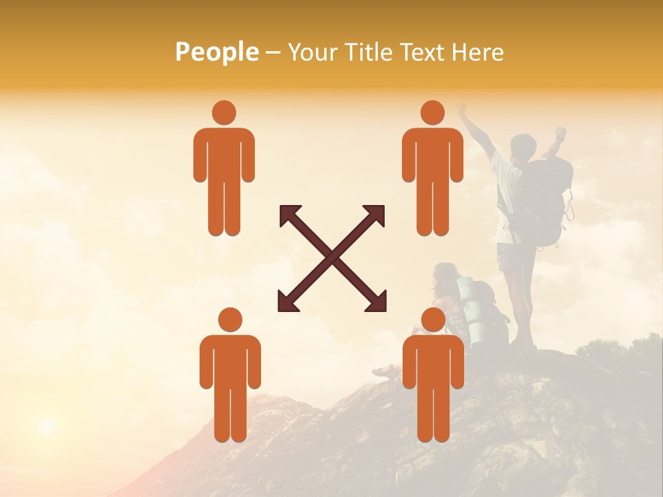 Sunset Peak Destination PowerPoint Template