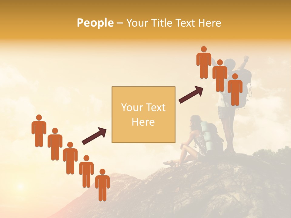 Sunset Peak Destination PowerPoint Template