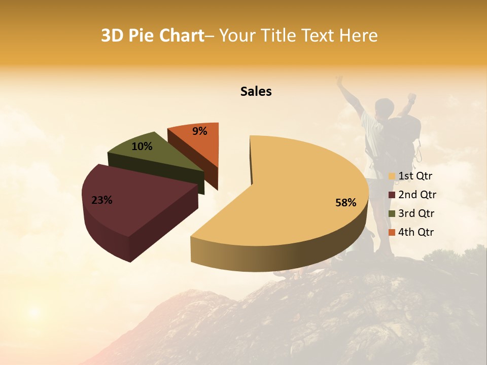 Sunset Peak Destination PowerPoint Template