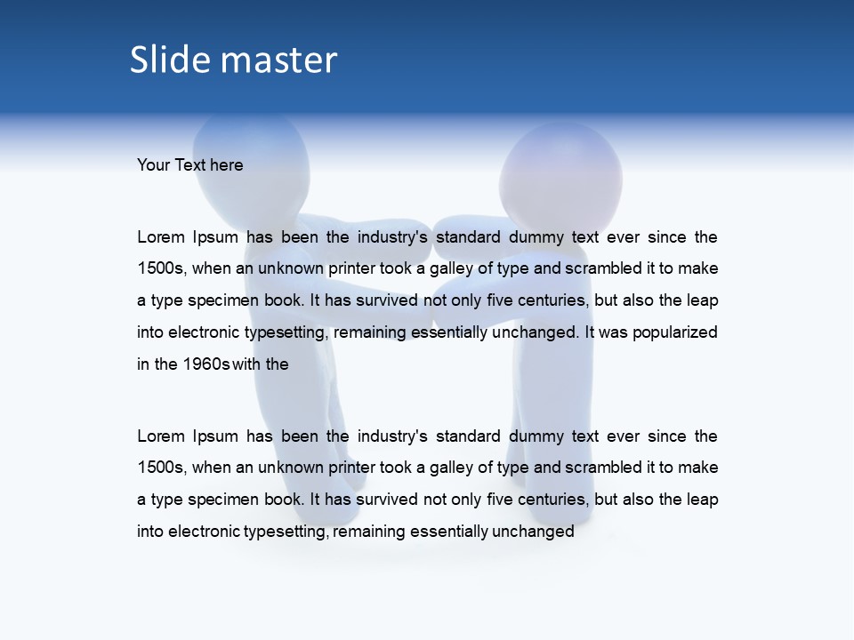 Two Holding Beauty PowerPoint Template