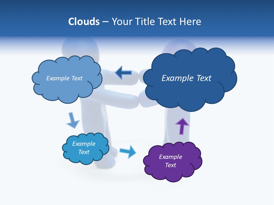 Two Holding Beauty PowerPoint Template