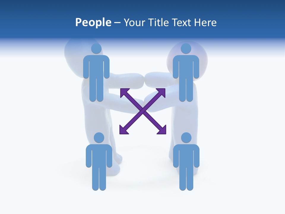 Two Holding Beauty PowerPoint Template