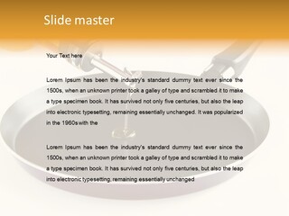 Isolated Baking Steel PowerPoint Template