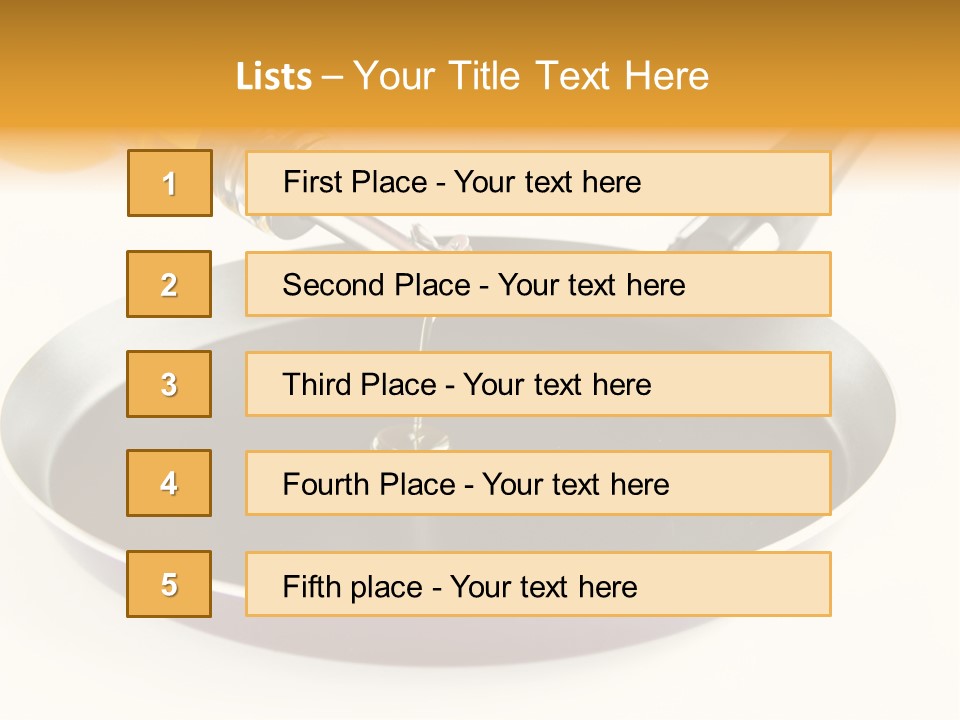 Isolated Baking Steel PowerPoint Template