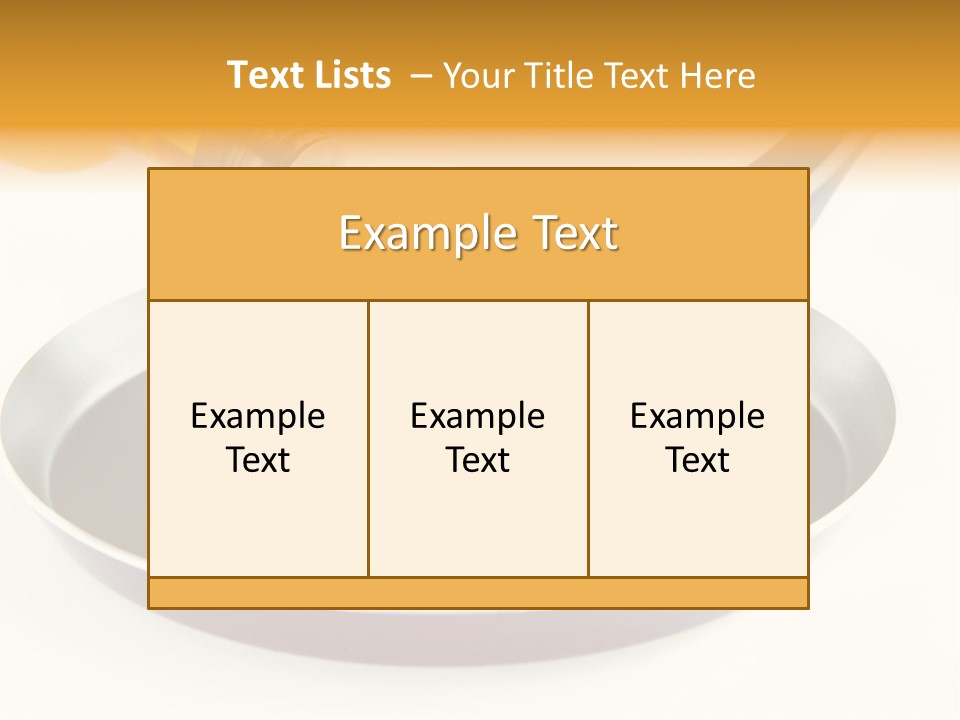 Isolated Baking Steel PowerPoint Template