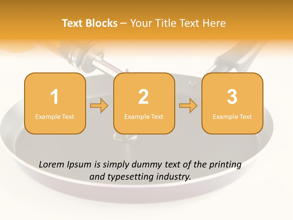 Isolated Baking Steel PowerPoint Template