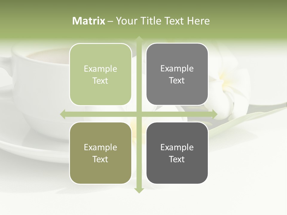 Exotic Floral Coffee PowerPoint Template