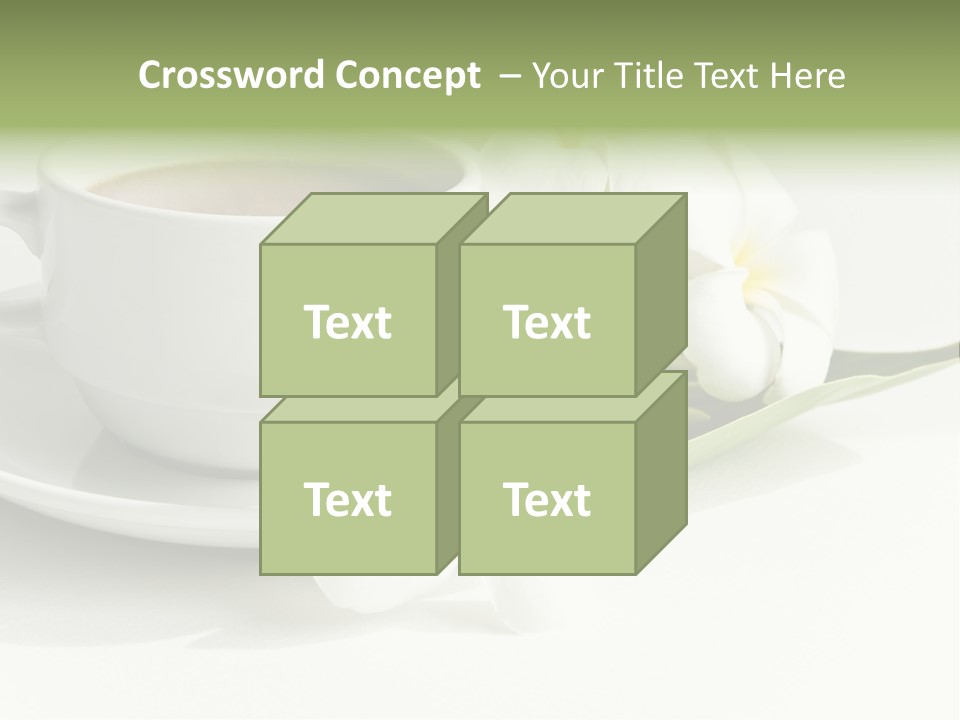 Exotic Floral Coffee PowerPoint Template