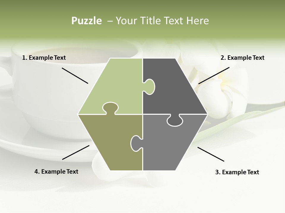 Exotic Floral Coffee PowerPoint Template