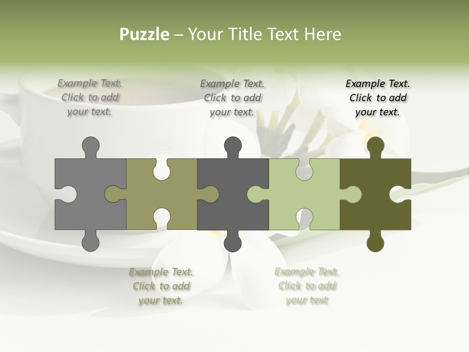 Exotic Floral Coffee PowerPoint Template