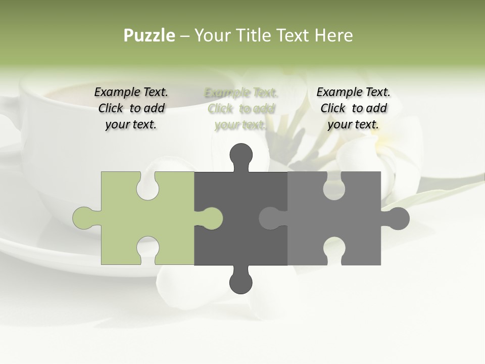 Exotic Floral Coffee PowerPoint Template