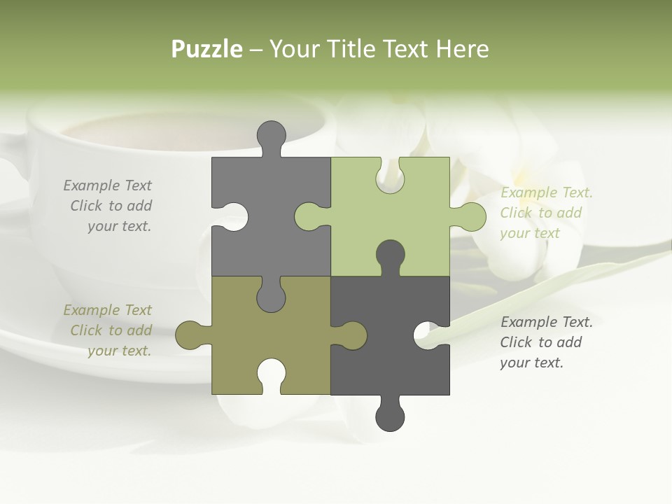 Exotic Floral Coffee PowerPoint Template