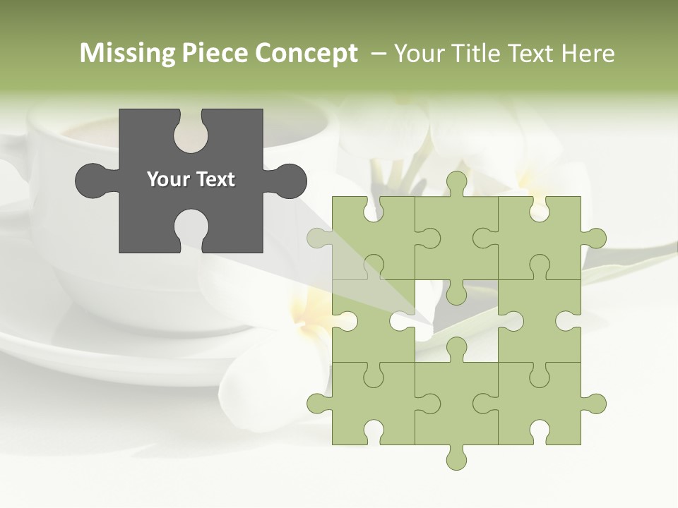 Exotic Floral Coffee PowerPoint Template