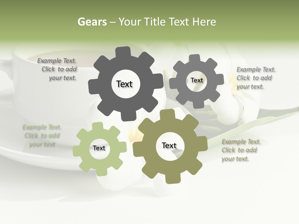 Exotic Floral Coffee PowerPoint Template