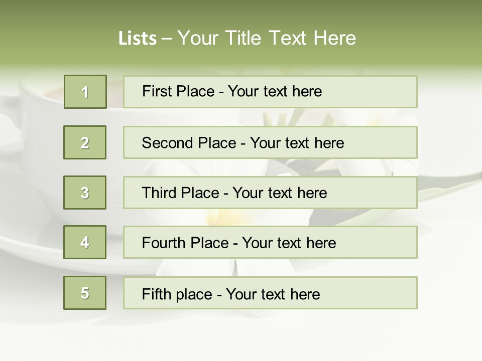 Exotic Floral Coffee PowerPoint Template