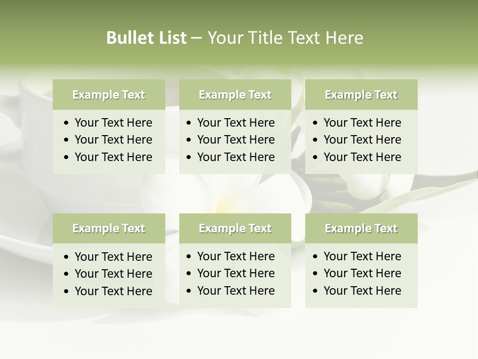 Exotic Floral Coffee PowerPoint Template