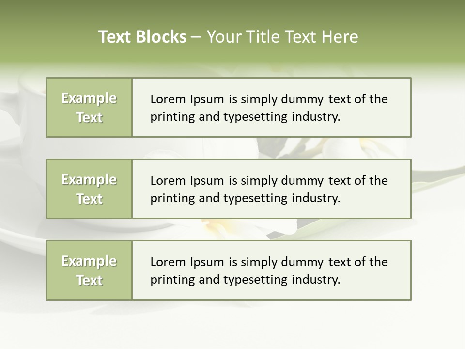 Exotic Floral Coffee PowerPoint Template