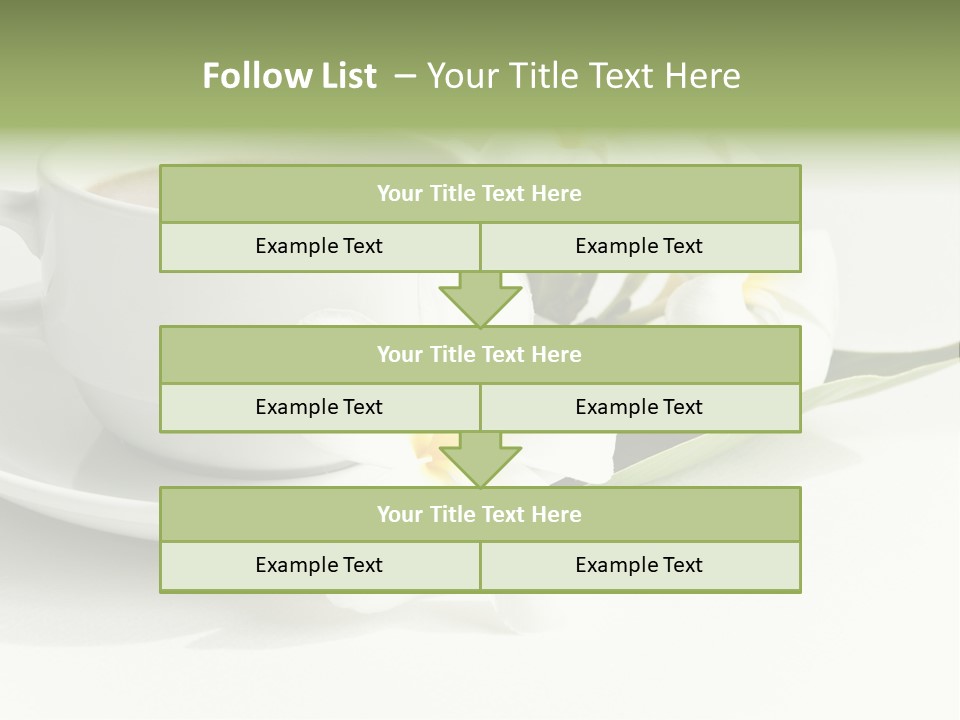 Exotic Floral Coffee PowerPoint Template
