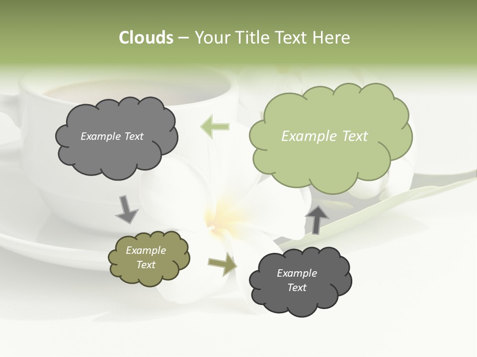 Exotic Floral Coffee PowerPoint Template