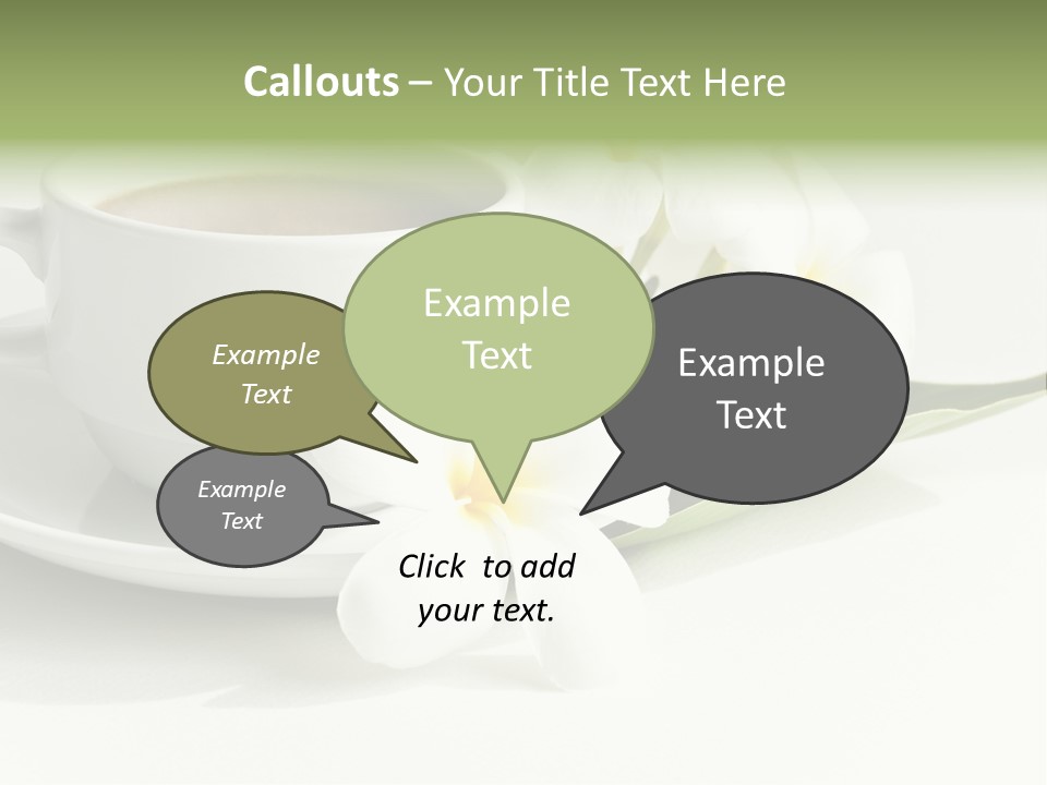 Exotic Floral Coffee PowerPoint Template