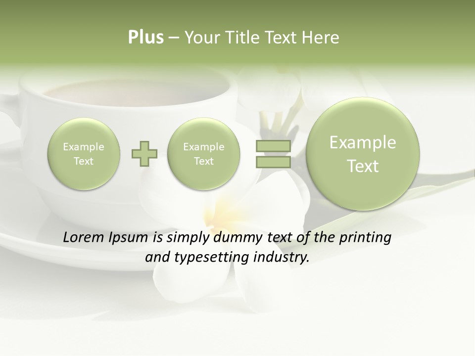 Exotic Floral Coffee PowerPoint Template