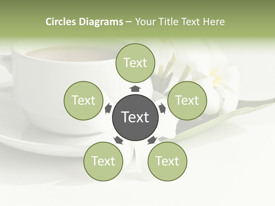 Exotic Floral Coffee PowerPoint Template