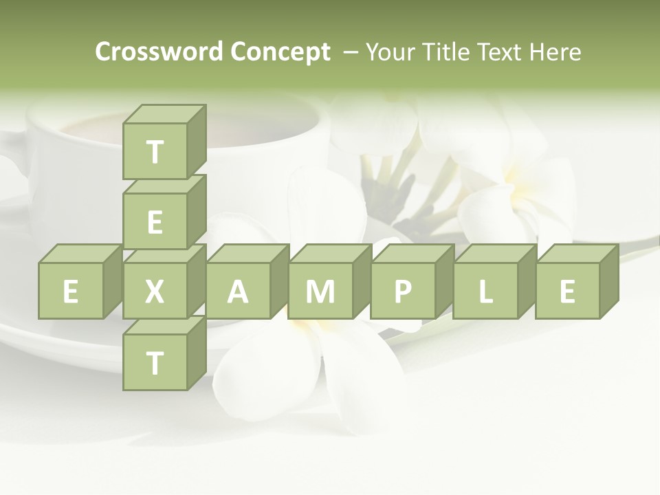 Exotic Floral Coffee PowerPoint Template