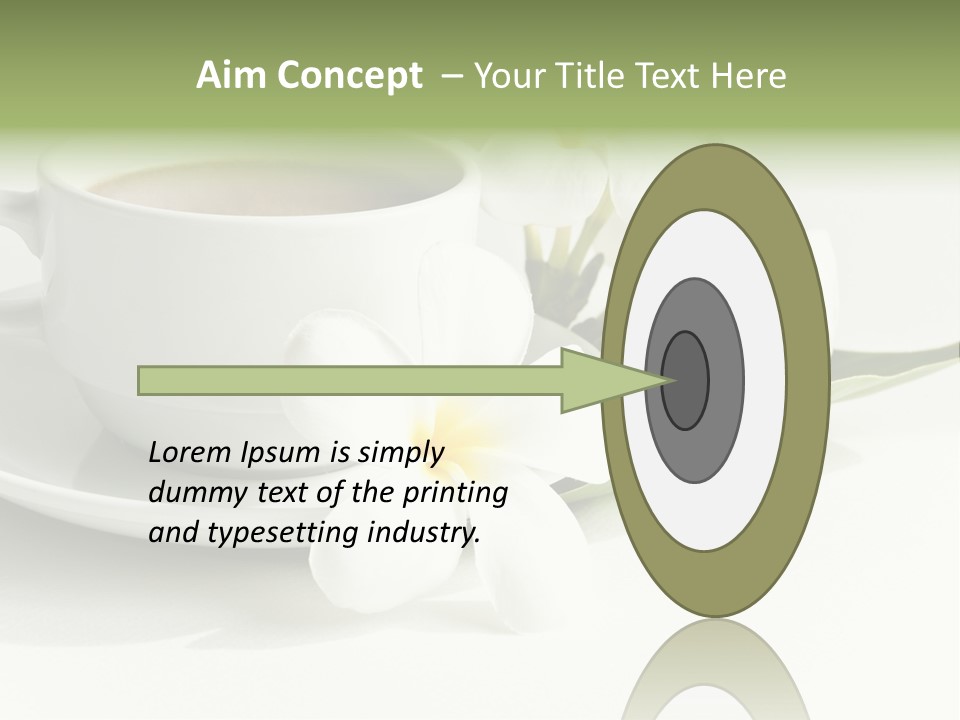 Exotic Floral Coffee PowerPoint Template