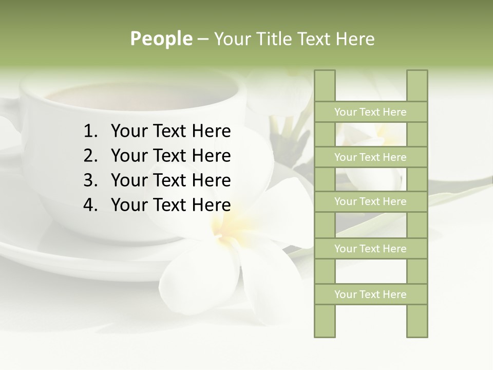Exotic Floral Coffee PowerPoint Template