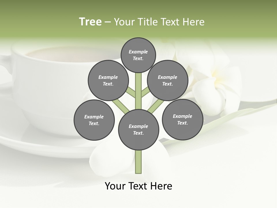 Exotic Floral Coffee PowerPoint Template