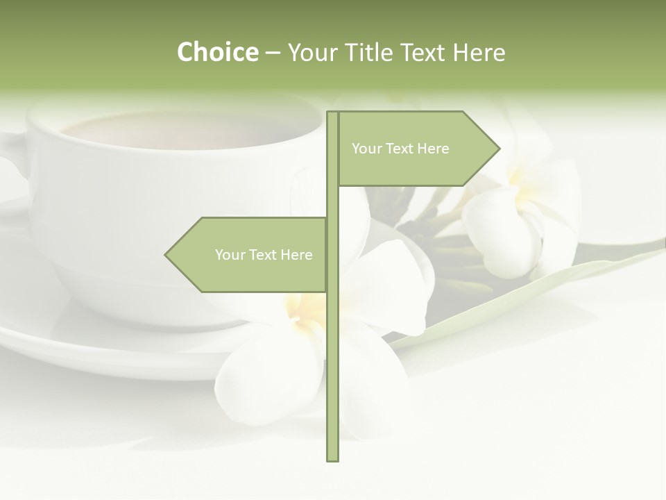 Exotic Floral Coffee PowerPoint Template