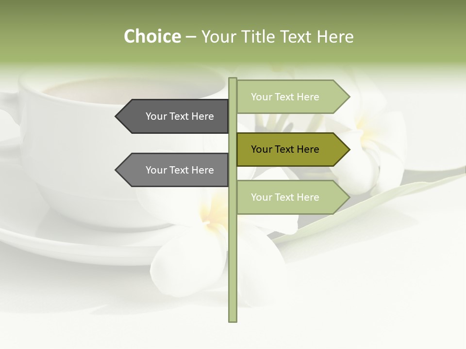 Exotic Floral Coffee PowerPoint Template