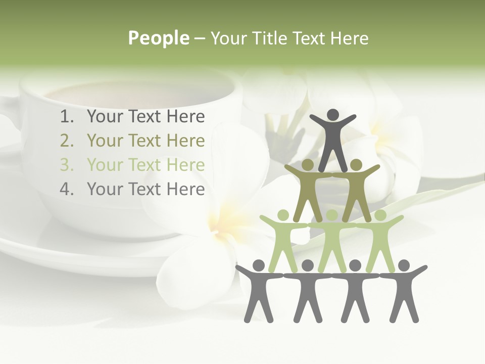 Exotic Floral Coffee PowerPoint Template