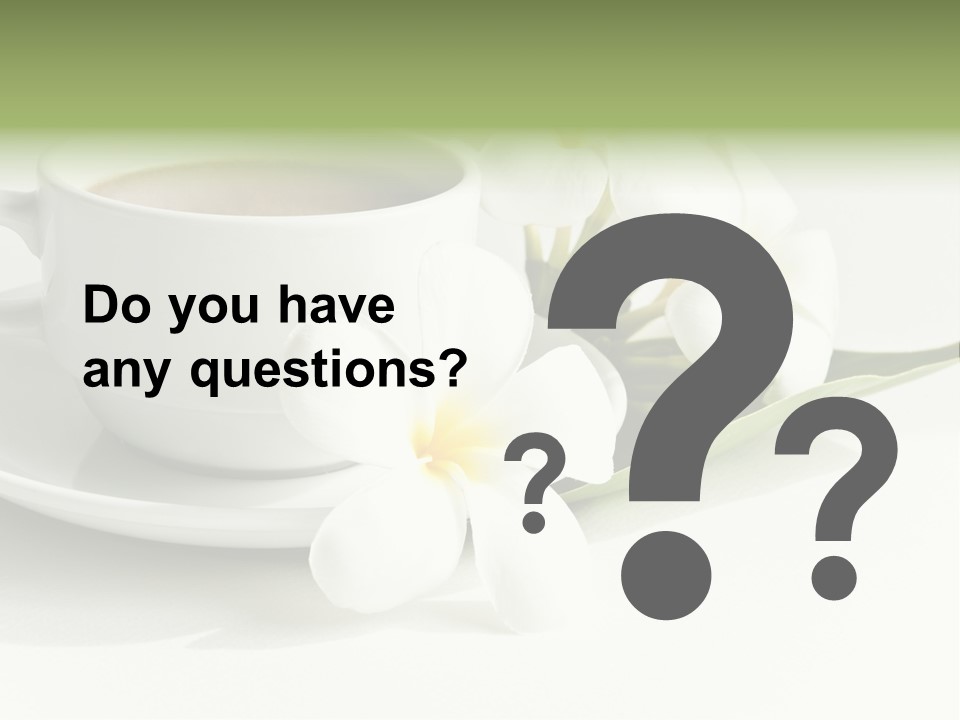 Exotic Floral Coffee PowerPoint Template