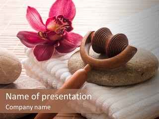 Caring Ayurveda Pamper PowerPoint Template