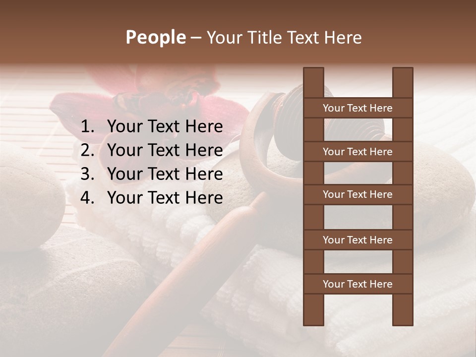 Caring Ayurveda Pamper PowerPoint Template