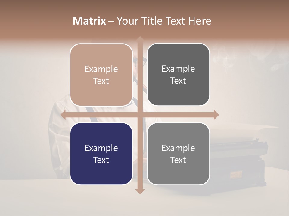 Business Fashion Beard PowerPoint Template