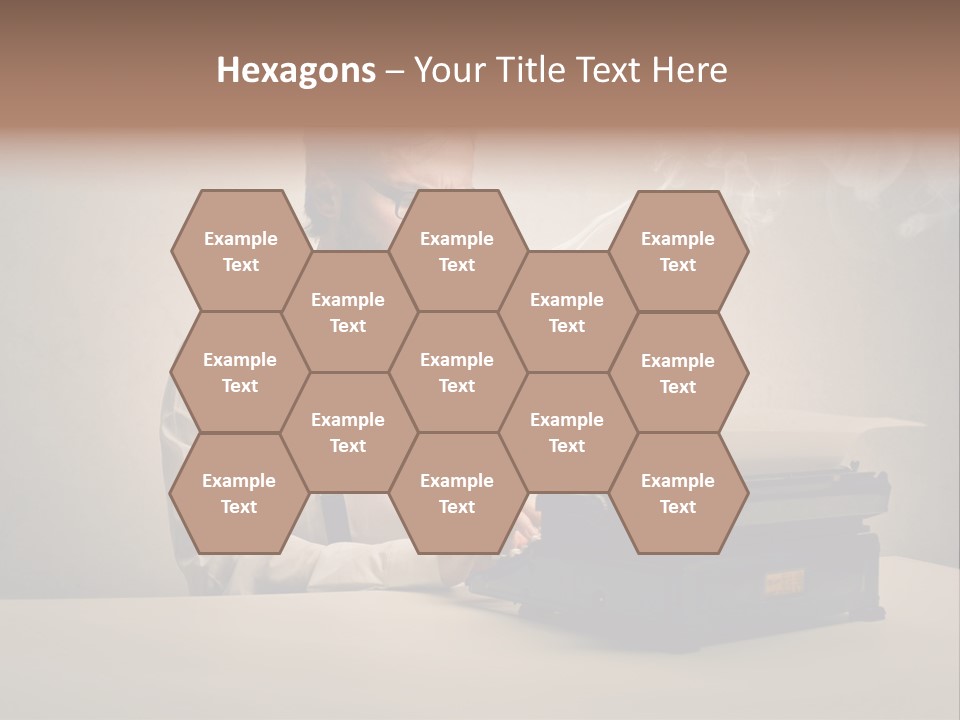 Business Fashion Beard PowerPoint Template