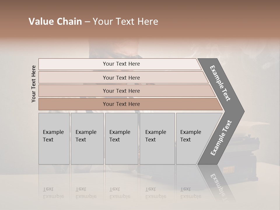Business Fashion Beard PowerPoint Template