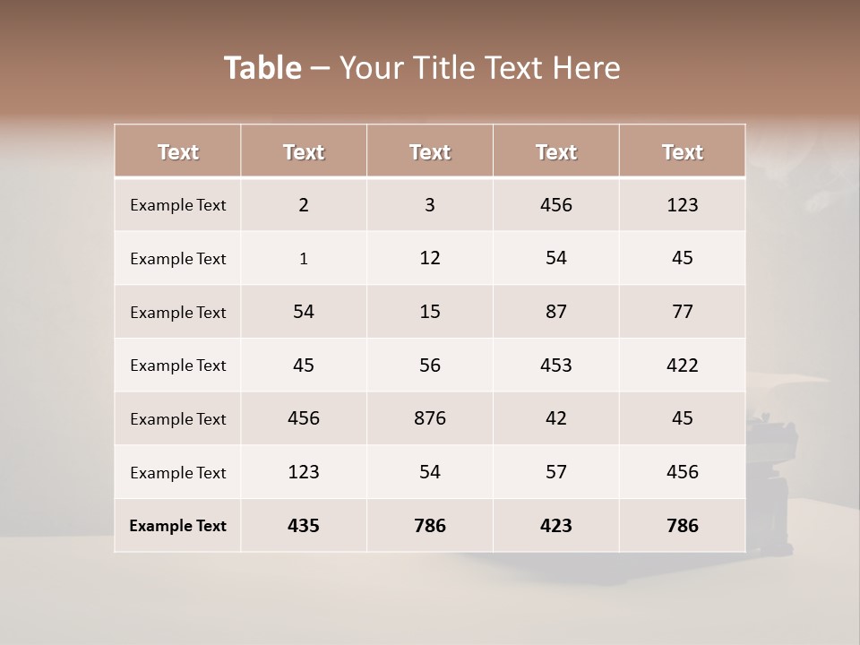 Business Fashion Beard PowerPoint Template