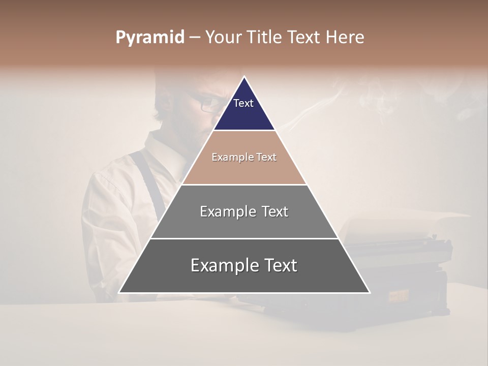 Business Fashion Beard PowerPoint Template